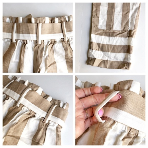 J. Crew Point Sur Stripe Paperbag Waist Pants - Picture 12 of 14